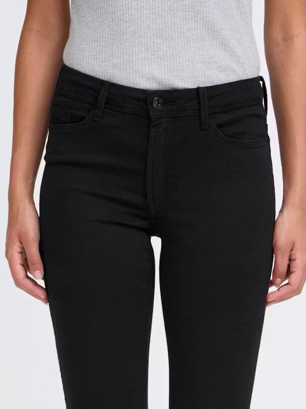 ICHI Black Power Stretch Slim Jeans 31 NWT casual minimalist streetwear versitle - Picture 13 of 14